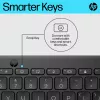 HP 350 kompaktiška belaidė Bluetooth klaviatūra keliems įrenginiams, QWERTY, juoda
