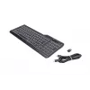 HP 400 apšviesta laidinė klaviatūra, pilno dydžio (100 %), laidinė, USB, membraninė, QWERTY, juoda