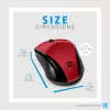 HP Wireless Mouse 220 (Saulėlydžio raudona)