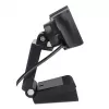 Manhattan USB internetinė kamera, 2 MP, 1080p Full HD, USB-A, įmontuotas mikrofonas, reguliuojamas laikiklis, 30 kadrų per sekundę, juoda, trejų metų garantija
