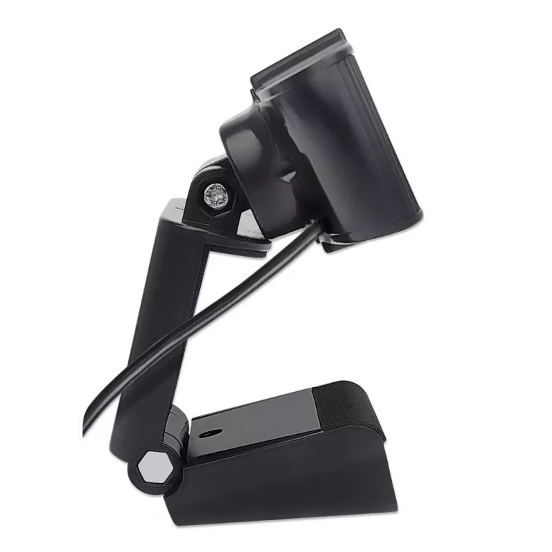 Manhattan USB internetinė kamera, 2 MP, 1080p Full HD, USB-A, įmontuotas mikrofonas, reguliuojamas laikiklis, 30 kadrų per sekundę, juoda, trejų metų garantija