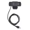 Manhattan USB internetinė kamera, 2 MP, 1080p Full HD, USB-A, įmontuotas mikrofonas, reguliuojamas laikiklis, 30 kadrų per sekundę, juoda, trejų metų garantija