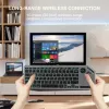 Techly ICTB9801TB belaidė klaviatūra RF Wireless + Bluetooth QWERTY US anglų juoda
