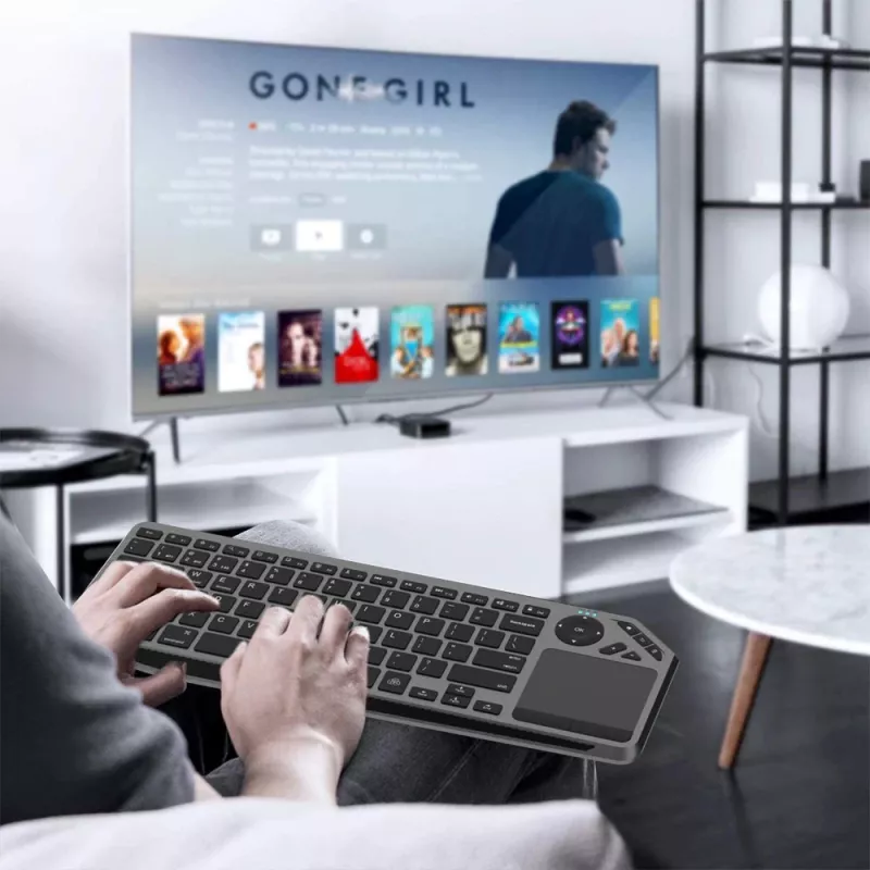 Techly ICTB9801TB belaidė klaviatūra RF Wireless + Bluetooth QWERTY US anglų juoda