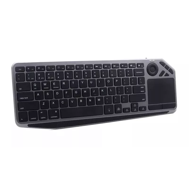 Techly ICTB9801TB belaidė klaviatūra RF Wireless + Bluetooth QWERTY US anglų juoda