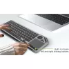 Techly ICTB9801TB belaidė klaviatūra RF Wireless + Bluetooth QWERTY US anglų juoda