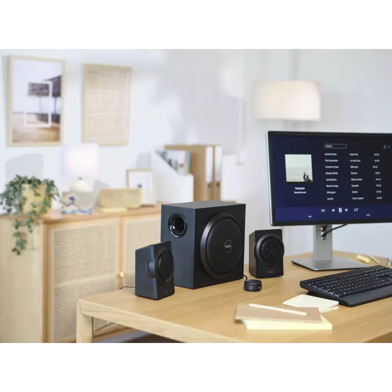 Trust Yuri garsiakalbių rinkinys 60 W Universalus Juodas 2.1 kanalų 1 krypčių 15 W