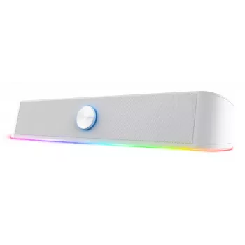 Trust RGB apšviesta garso juosta GXT 619W Thorne, 2.0 kanalų, 6 W, 12 W, 6 W, 10000 Ω, 4 Ω