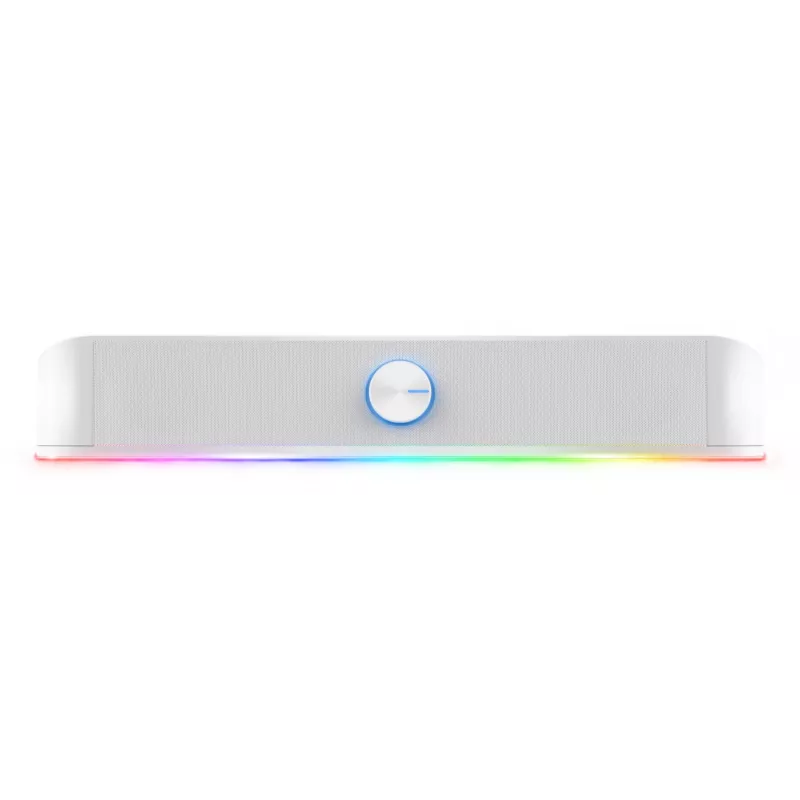 Trust RGB apšviesta garso juosta GXT 619W Thorne, 2.0 kanalų, 6 W, 12 W, 6 W, 10000 Ω, 4 Ω