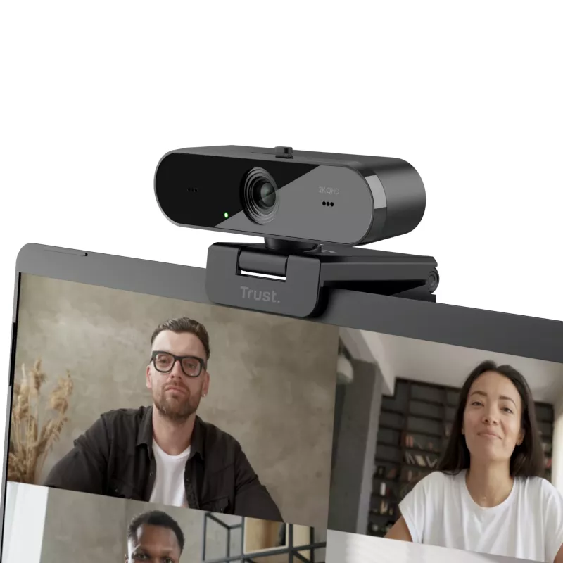 Trust Taxon internetinė kamera QHD 2560 x 1440 pikselių USB 2.0 Juoda