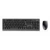 Belaidis klaviatūros ir pelės rinkinys TRUST Primo – Pilno dydžio QWERTY US anglų klaviatūra, RF USB-A imtuvas, 1200 DPI optinė pelė, juoda