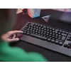 Žaidimų klaviatūra TRUST GXT 836 Evocx USB QWERTY JAV anglų, RGB foninis apšvietimas, riešo atrama, 114 klavišų, 110% išdėstymas
