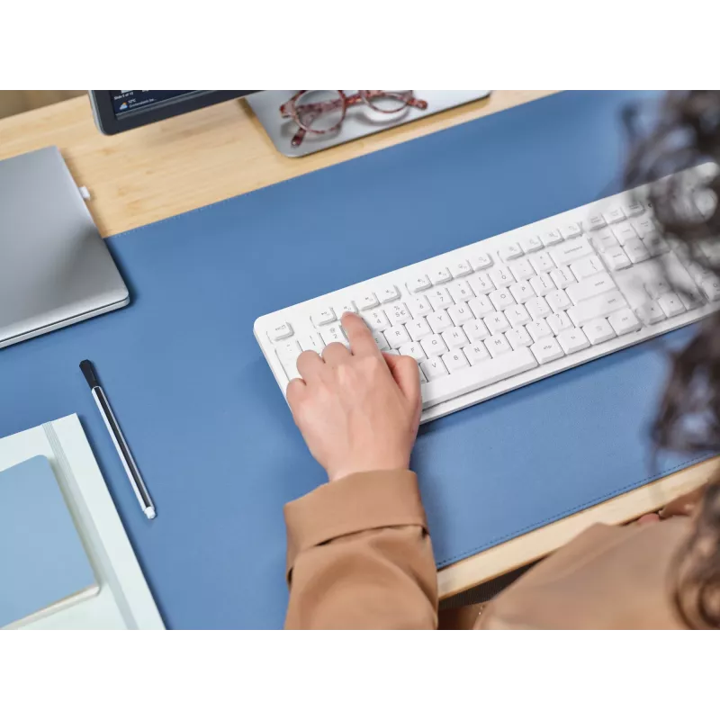 Trust Ody II belaidis klaviatūros ir pelės rinkinys, RF, QWERTY, balta