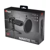 Stalinis mikrofonas Trust GXT 232 Mantis Black su trikoju