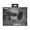 Stalinis mikrofonas Trust GXT 232 Mantis Black su trikoju