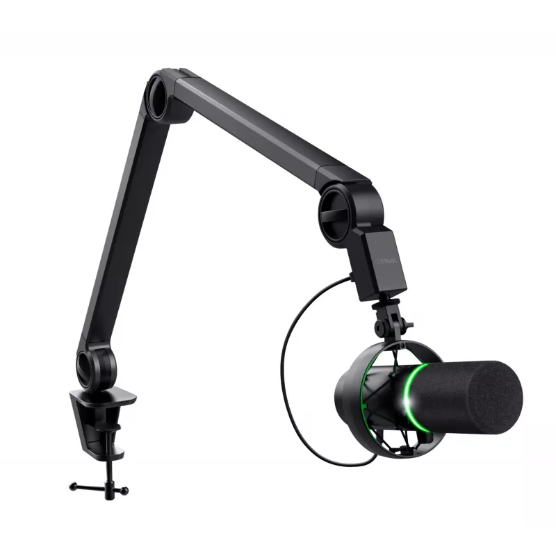 Trust GXT 255+ Onyx Black – profesionalus PC mikrofonas su rankena