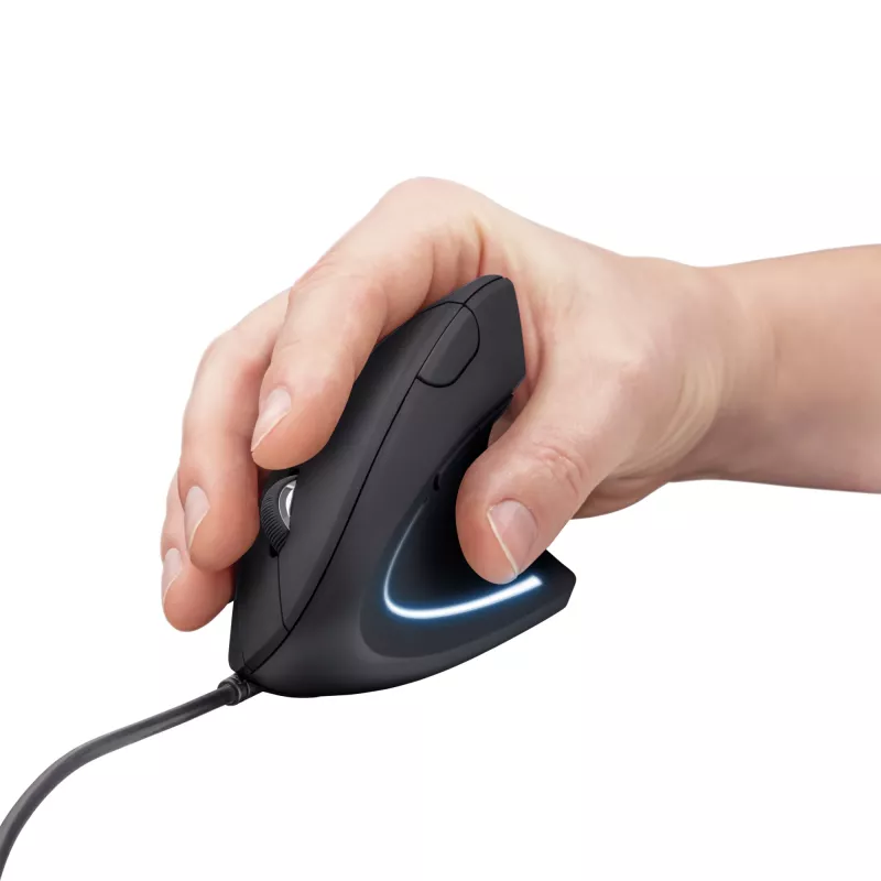 Trust Verto vertikali pelė dešinei rankai, USB-A, optinė, 1600 DPI