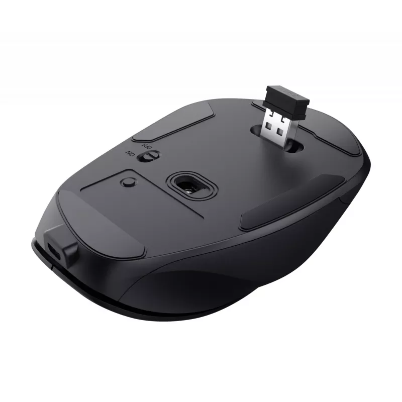Pelė Trust Fyda belaidė RF + USB Type-A