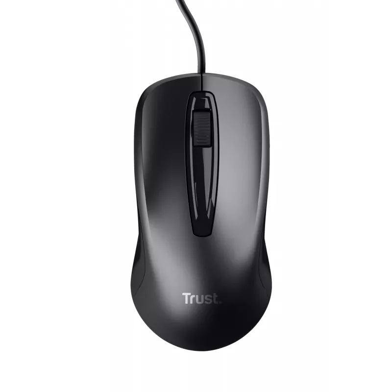 Trust Carve pelė biuro darbui, ambidekstrinė, USB Type-A, optinė, 1200 DPI