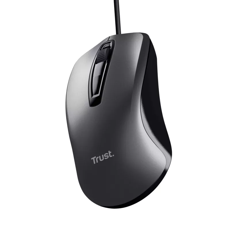 Trust Carve pelė biuro darbui, ambidekstrinė, USB Type-A, optinė, 1200 DPI