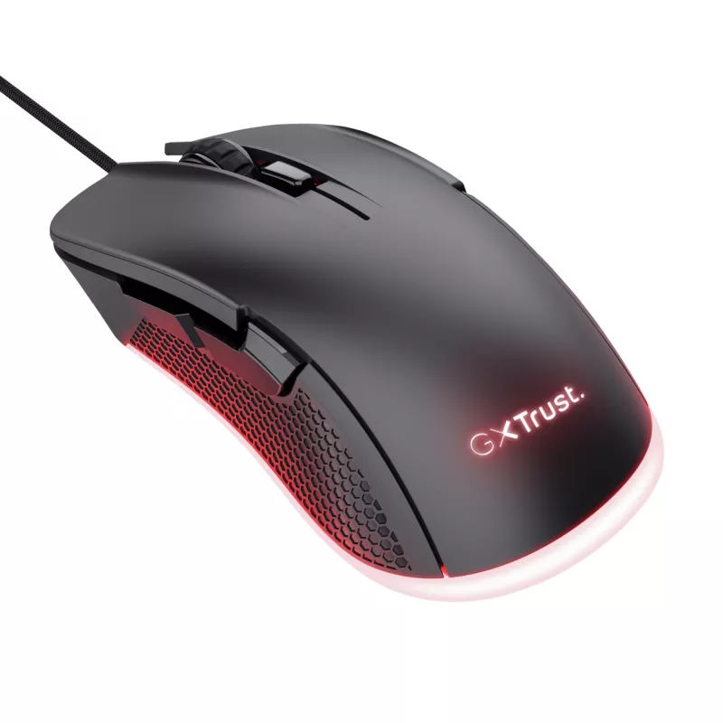 Pelė Trust GXT 922 YBAR žaidimams, dešinei rankai, USB Type-A, optinė, 7200 DPI