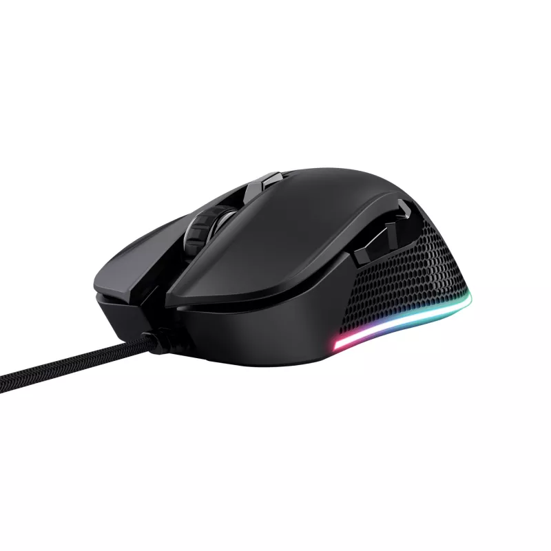 Pelė Trust GXT 922 YBAR žaidimams, dešinei rankai, USB Type-A, optinė, 7200 DPI