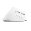 Trust Bayo II vertikali pelė, dešinei rankai, USB-A, optinė, 2400 DPI, balta