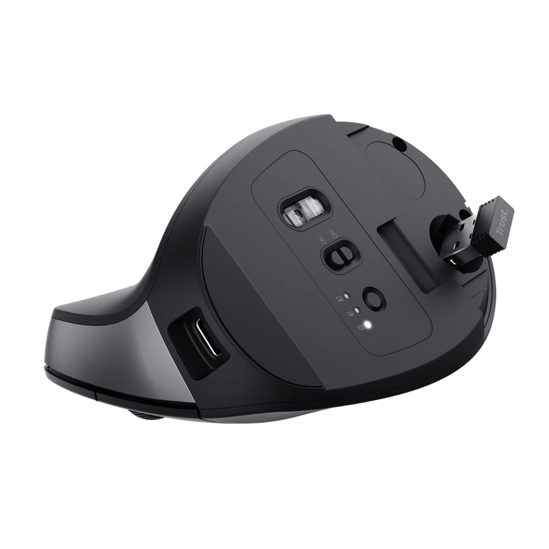 Trust Bayo+ pelė Office, dešiniajai rankai, RF belaidė + Bluetooth, optinė, 2400 DPI