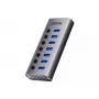 Unitek H1314A01-EU USB-A 3.0 5 Gbps šakotuvas, 7x USB-A 3.0 su jungikliais