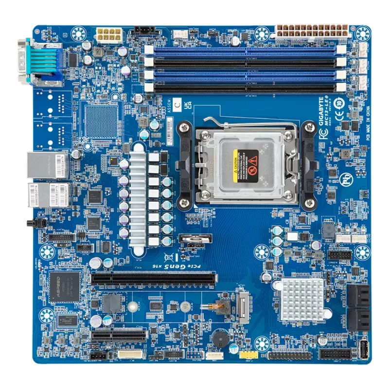 Motininė plokštė GIGABYTE MC13-LE0 AMD B650 Socket AM5 micro ATX, 4× DDR5, M.2, SATA III, RAID 0/1/10