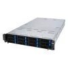 ASUS RS521A-E12-RS12U Socket SP5 stelažinis (2U) serveris juodas, sidabrinis