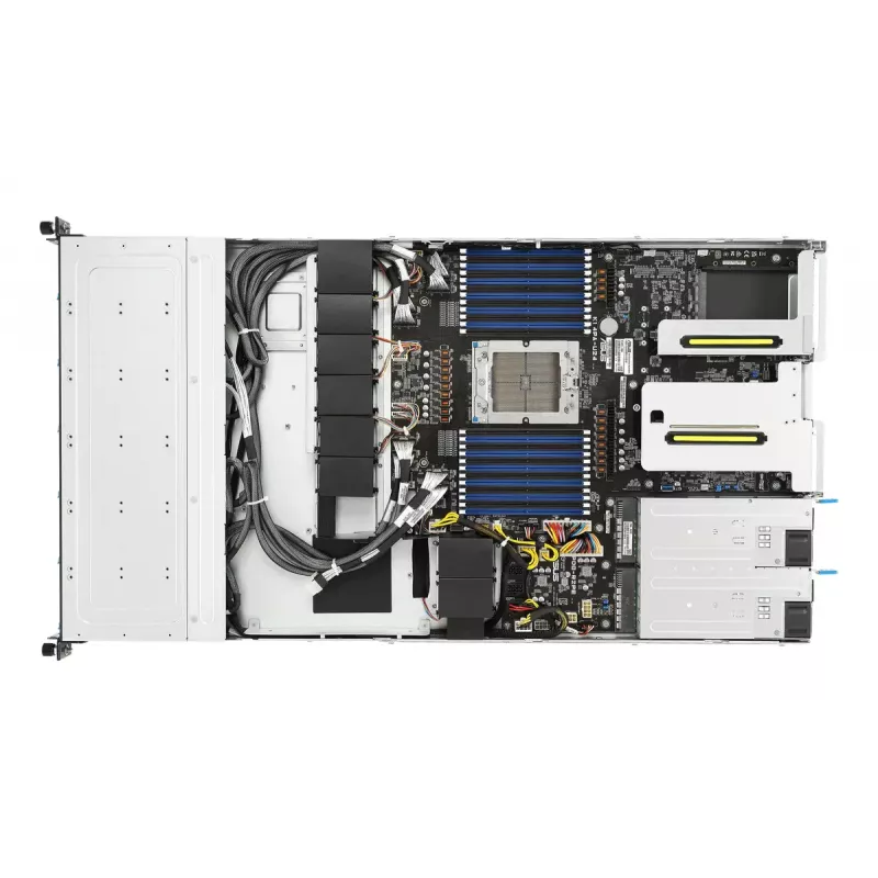 1U stovo serveris ASUS RS501A-E12-RS12U – LGA 6096, DDR5 iki 3 TB, 24 DIMM, 1600W