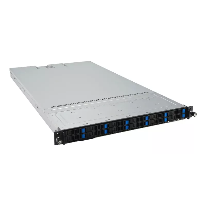 1U stovo serveris ASUS RS501A-E12-RS12U – LGA 6096, DDR5 iki 3 TB, 24 DIMM, 1600W