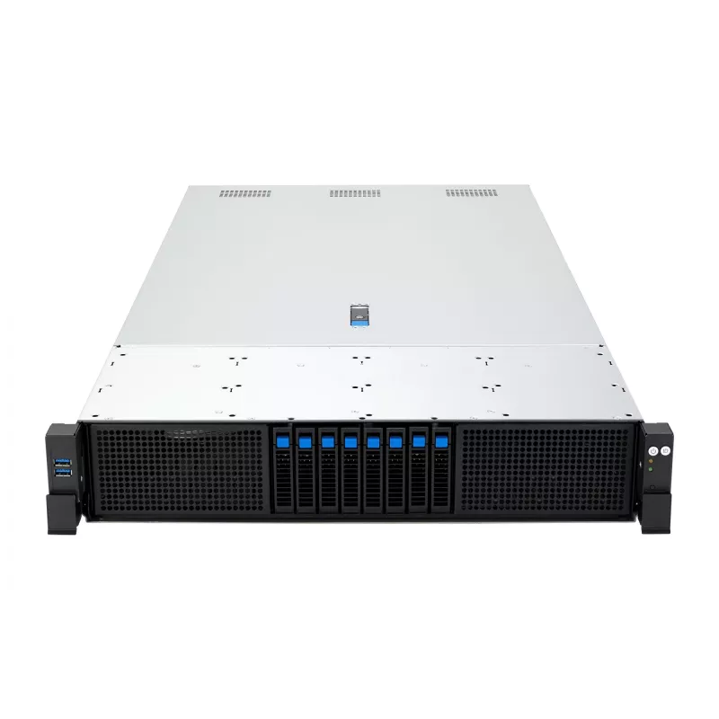 ASUS RS720A-E13-RS8G Socket SP5 stovo serveris (2U) Juoda, Sidabrinė