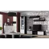 Plaukiojančių lentynų rinkinys Cama Meble SOHO 1250×200×200 mm, medžio drožlių plokštė, juoda matinė (dvi lentynos)