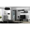Plaukiojančių lentynų komplektas Cama Meble SOHO, 2 lentynos, 1250×200×200 mm, medžio drožlių plokštė, pilka matinė
