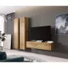 Pakabinama spinta Cama Meble VIGO 180, 1800×400×300 mm, Wotan ąžuolas