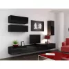 Pakraštinė spinta cama meble VIGO 90 — pakabinama, 900×350×320 mm, juoda/juodas blizgesys