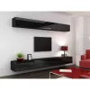 Pakraštinė spinta cama meble VIGO 90 — pakabinama, 900×350×320 mm, juoda/juodas blizgesys