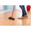 VILEDA 136082 Šluota su minkštais/kietais plastikiniais šereliais ir rankena, bronzinė