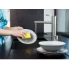 Kempinė šveitimo VILEDA Tip-Top pakuotė po 5, stačiakampiai pluoštiniai pagalvėliai 70×90×30 mm, geltoni