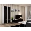 TV stovas cama meble VIGO 180 — 1800×400×300 mm, baltas viršus, baltas rėmas, medžio drožlių plokštė