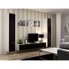 TV stovas cama meble VIGO 180 — 1800×400×300 mm, baltas viršus, baltas rėmas, medžio drožlių plokštė