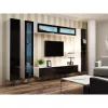 TV stovas cama meble VIGO 180 — 1800×400×300 mm, baltas viršus, baltas rėmas, medžio drožlių plokštė