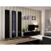 TV stovas cama meble VIGO 180 — 1800×400×300 mm, baltas viršus, baltas rėmas, medžio drožlių plokštė