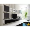 TV stovas cama meble VIGO 180 — 1800×400×300 mm, baltas viršus, baltas rėmas, medžio drožlių plokštė