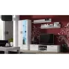 TV stovas Cama Meble SOHO 180 – 1800×430×370 mm, baltas viršus (medžio drožlių plokštė), baltas rėmas