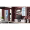 TV stovas Cama Meble SOHO 180 – 1800×430×370 mm, baltas viršus (medžio drožlių plokštė), baltas rėmas