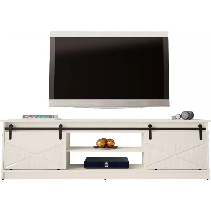 Spintelė televizoriui Cama Meble GRANERO RTV 200x56.7x35 cm balta
