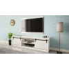 Spintelė televizoriui Cama Meble GRANERO RTV 200x56.7x35 cm balta
